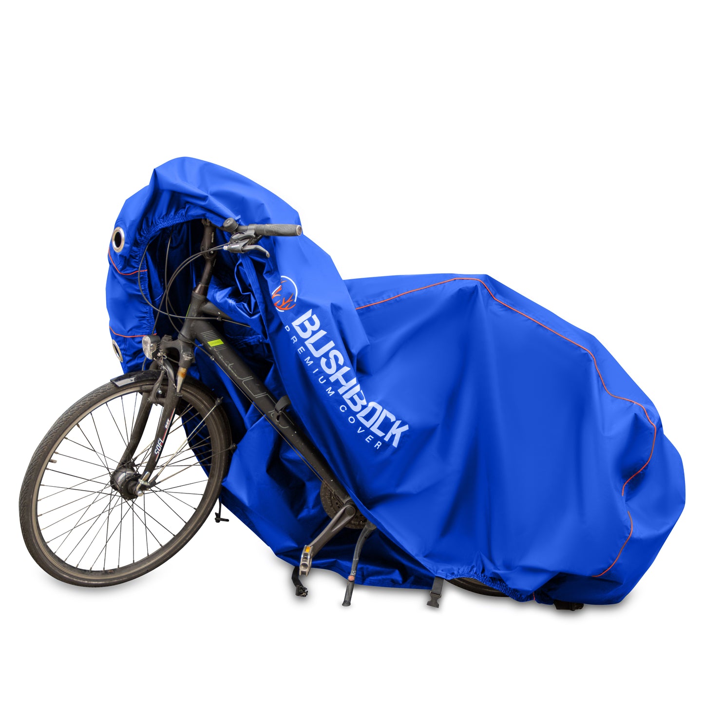BUSHBOCK® Premium RIPSTOP Fahrradabdeckung für 1 - 3 Fahrräder - Blau