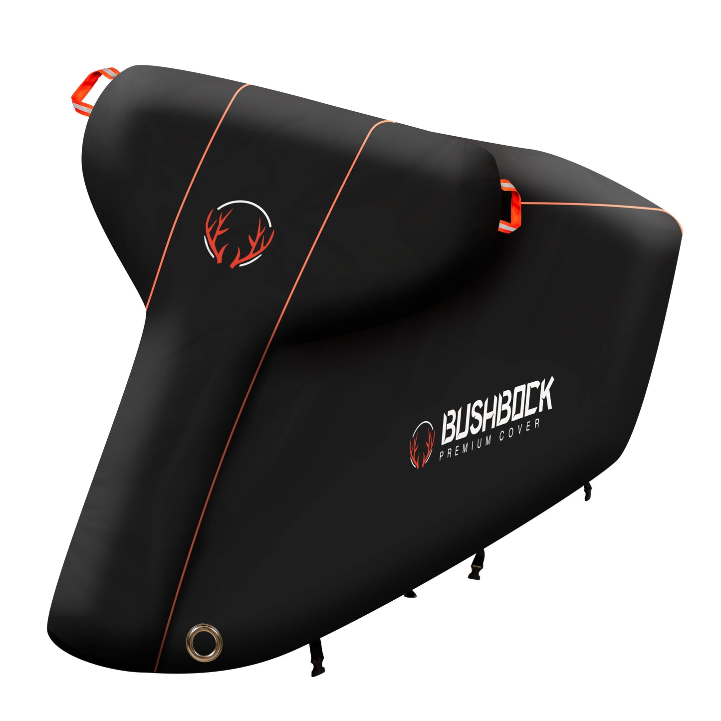 BUSHBOCK® Premium Motorrad/Motorroller Abdeckplane mit Ripstop Struktur - Kein Aufreißen mehr! - Outdoor/Indoor