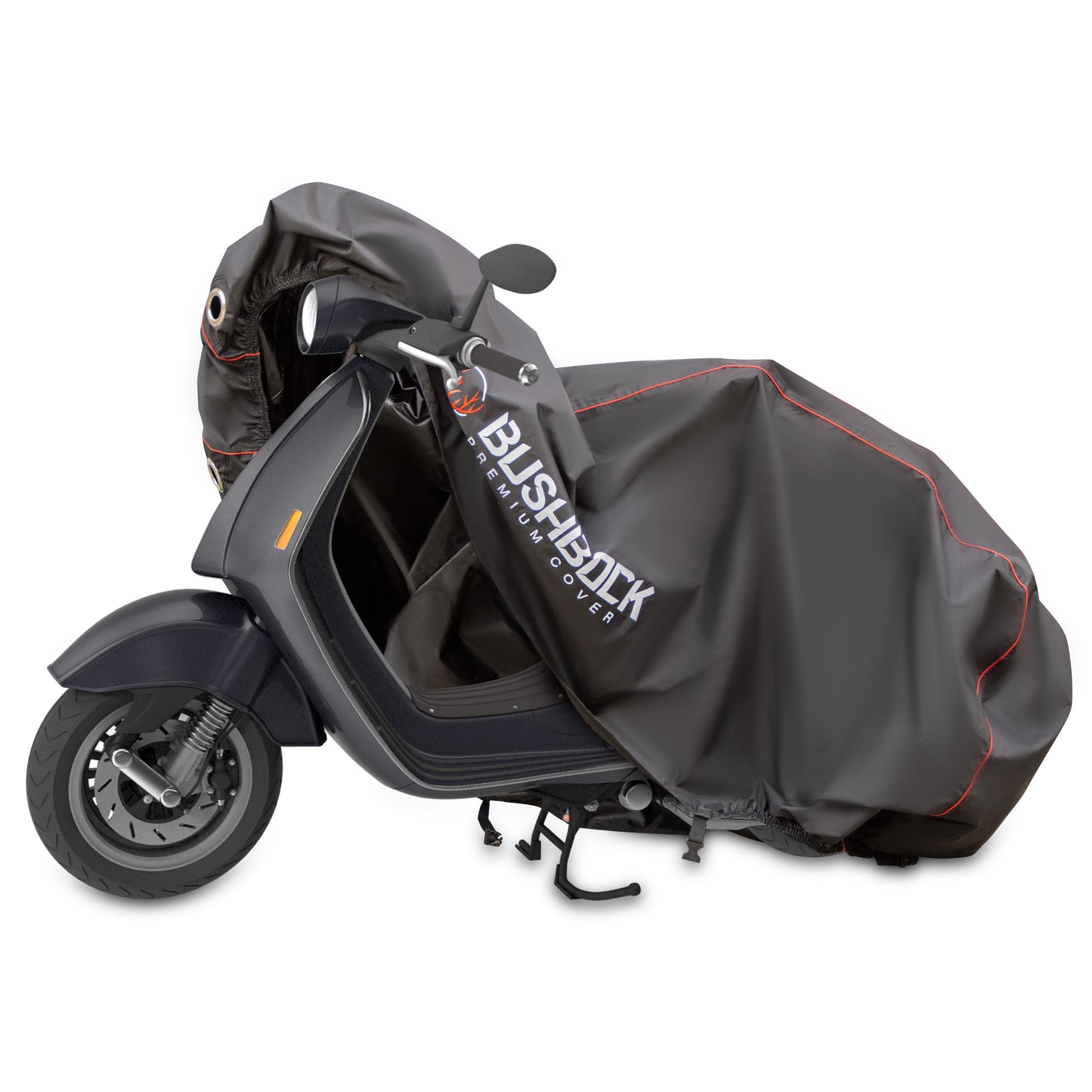 BUSHBOCK® Premium Motorrad/Motorroller Abdeckplane mit Ripstop Struktur - Kein Aufreißen mehr! - Outdoor/Indoor
