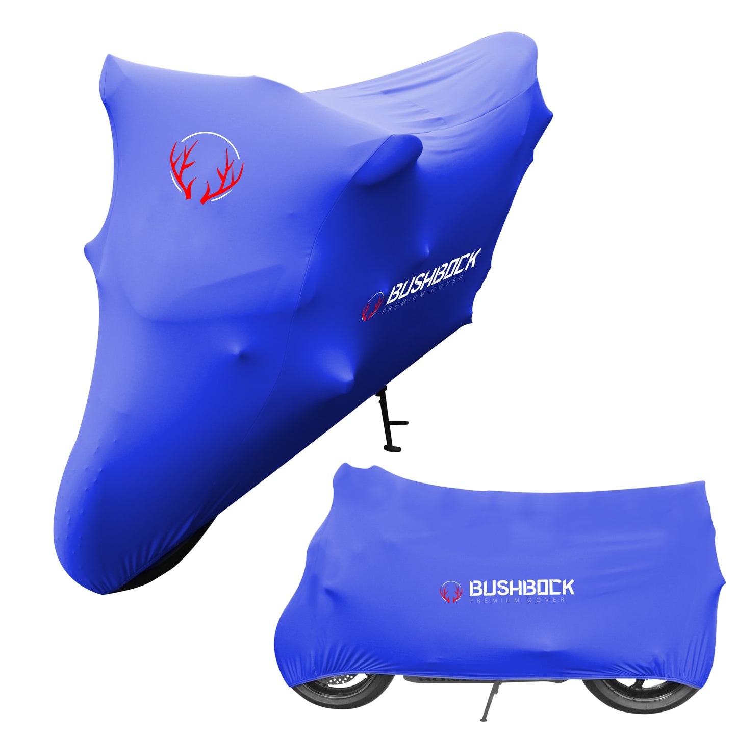 Bushbock Premium Indoor Stretch Cover für Motorräder
